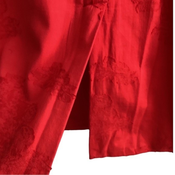 McQ by Alexander McQueen Red Strapless Dress - Picture 7 of 10